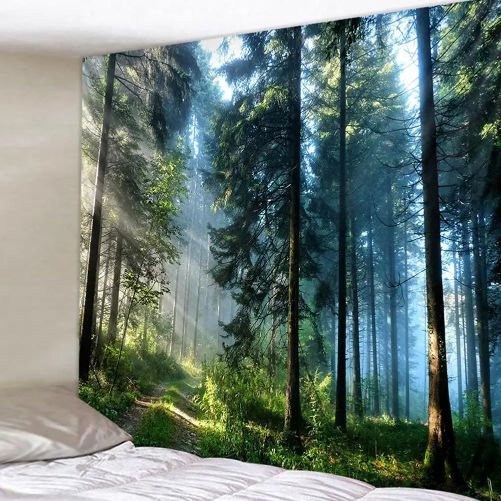 Beautiful Natural Forest Printed Large Wall Tapestry Cheap Hippie Wall Hanging Bohemian Wall Tapestries Mandala Wall Art Decor
Beautiful Natural Forest Printed Large Wall Tapestry Cheap Hippie Wall Hanging Bohemian Wall Tapestries Mandala Wall Art Decor