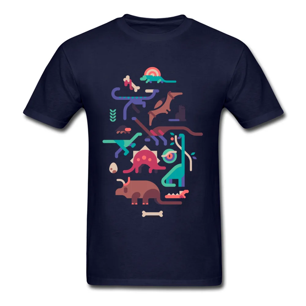 Dinos and a cat_navy