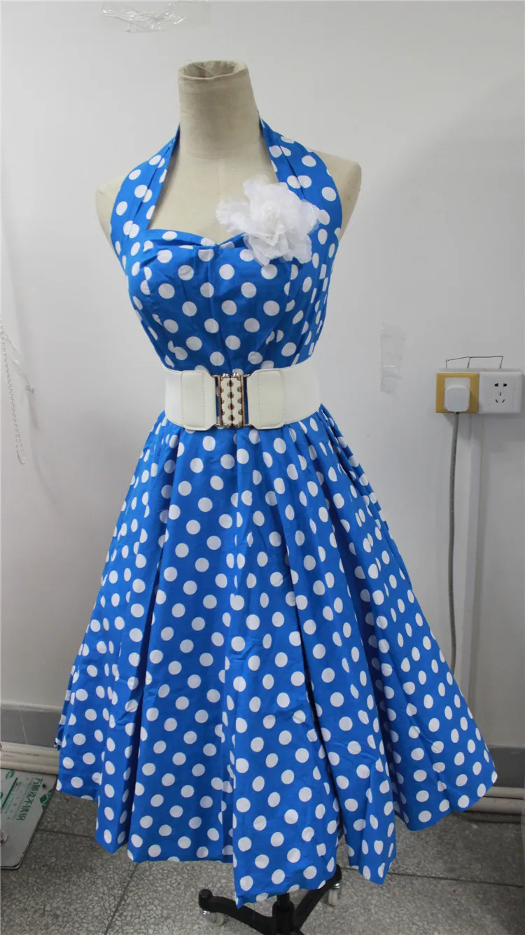 Vintage Retro Swing Polka Dot Pinup Rockabilly Housewife Dress back cross strap walsonrockabilly
Vintage Retro Swing Polka Dot Pinup Rockabilly Housewife Dress back cross strap walsonrockabilly