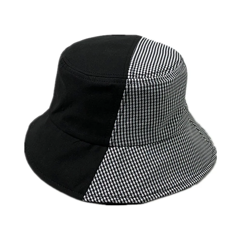 Solid and Plaid Patchwork Folding Bucket Hat with Grid pattern Summer Autumn Lattice Flat Cap Fisherman Portable Black Yellow
Solid and Plaid Patchwork Folding Bucket Hat with Grid pattern Summer Autumn Lattice Flat Cap Fisherman Portable Black Yellow