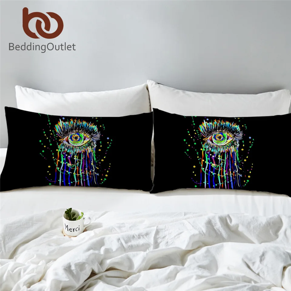 BeddingOutlet Watercolor Eye Pillowcase Colorful Decorative Bedroom Bed Pillow Cover Tears Print Neck Pillow Case 2pcs 50x75cm
BeddingOutlet Watercolor Eye Pillowcase Colorful Decorative Bedroom Bed Pillow Cover Tears Print Neck Pillow Case 2pcs 50x75cm