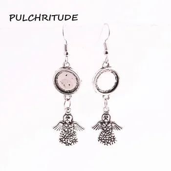 PULCHRITUDE Metal Alloy Antique Silver 10pairs(20pcs) Fit 12mm Cabochon Angel Charm Cross Pendant Earring Diy Jewelry MakeC1768
PULCHRITUDE Metal Alloy Antique Silver 10pairs(20pcs) Fit 12mm Cabochon Angel Charm Cross Pendant Earring Diy Jewelry MakeC1768