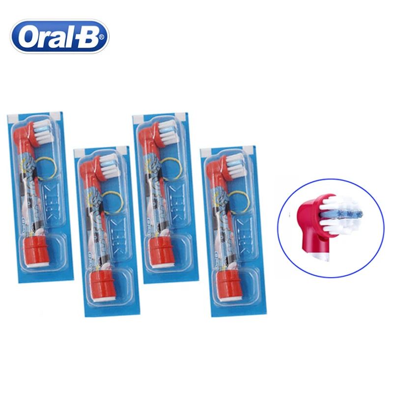 

Oral B Kids Electric Toothbrush Replacement Brush Head Soft Bristle Rotation Braun Vitality Oral Hygiene Brush Head for Children