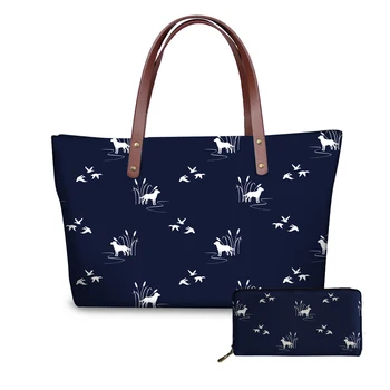 Customized Women's Handbags Top-handle Bags for Women 2019 Dog Ducks Scene Dark Navy Wallets and Bags for Ladies Luxury
Customized Women's Handbags Top-handle Bags for Women 2019 Dog Ducks Scene Dark Navy Wallets and Bags for Ladies Luxury