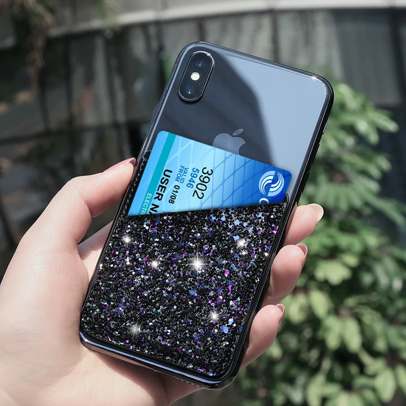 Fashion Silicone Cell Phone Card Holder Rainbow Starry Black Marble Pattern for Phone Credit Card Holder Adhesive Pouch Cover 
Fashion Silicone Cell Phone Card Holder Rainbow Starry Black Marble Pattern for Phone Credit Card Holder Adhesive Pouch Cover