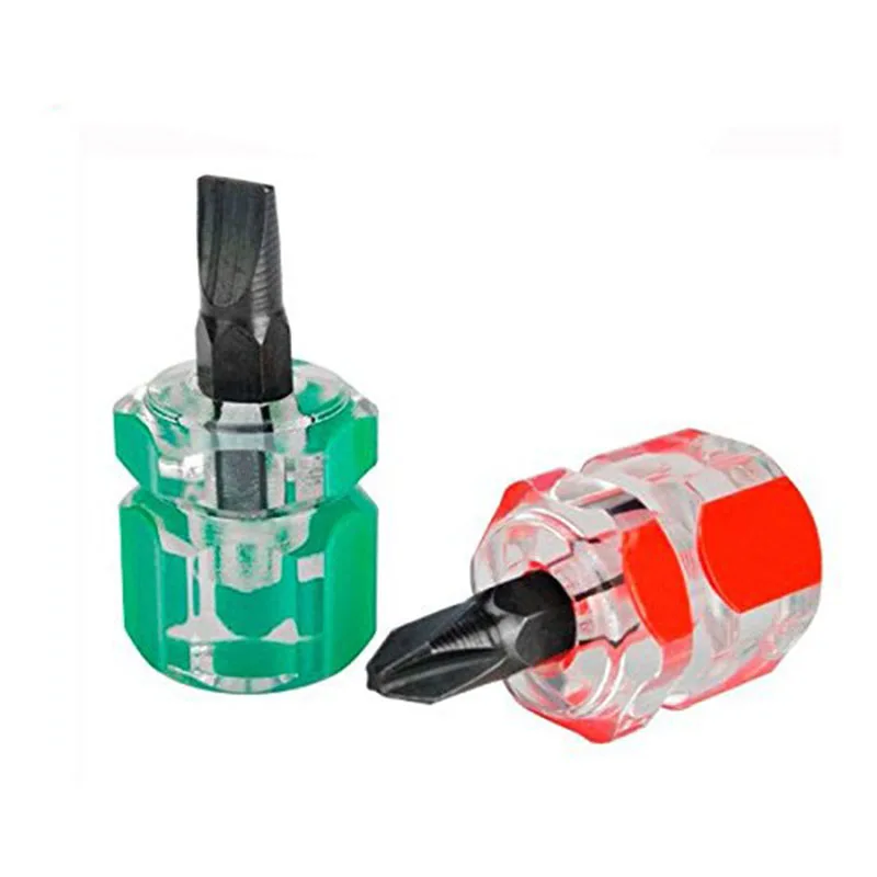 2 Pieces Portable Repair Tool Mini Stubby Philips + Slotted / Flat Screwdriver Set Durable Small Steel Easy To Carry
2 Pieces Portable Repair Tool Mini Stubby Philips + Slotted / Flat Screwdriver Set Durable Small Steel Easy To Carry