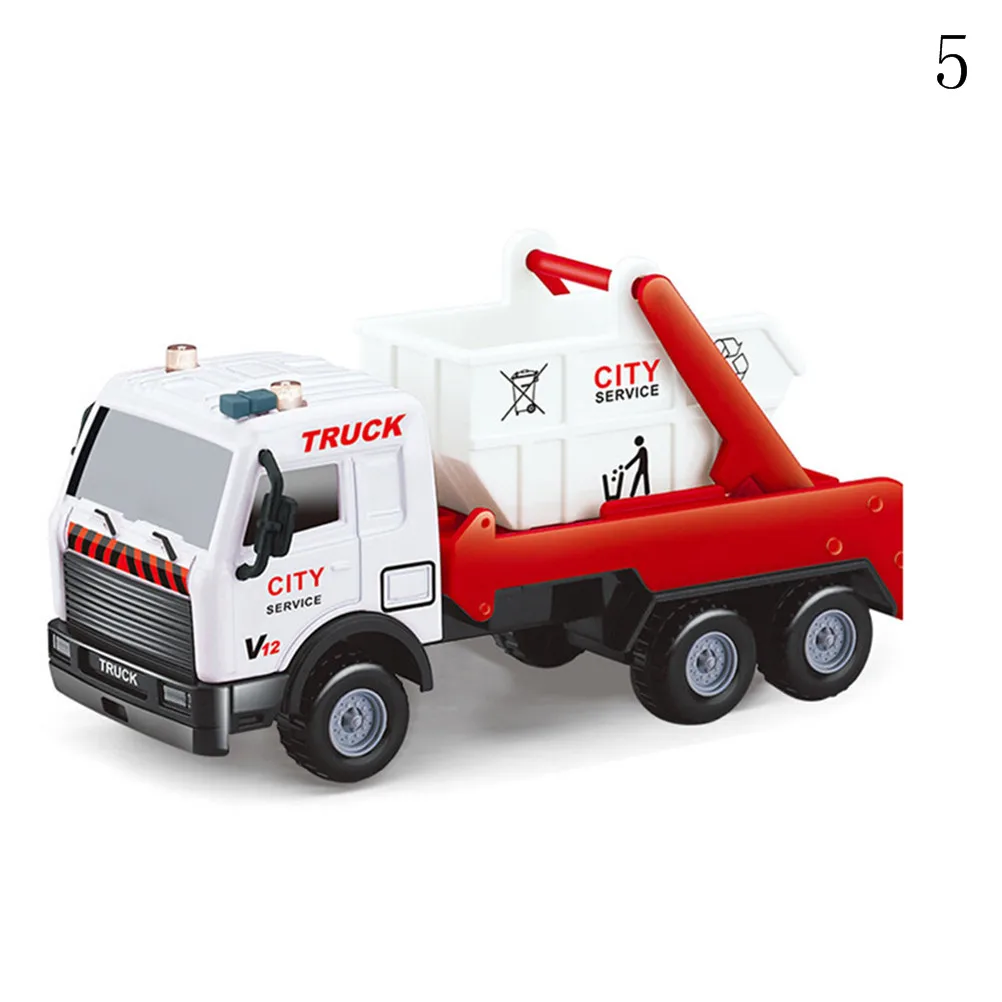 Kid 1:43 Racing Bicycle Truck Toy Carrier Vehicle Garbage Truck Diecasts BLIS 