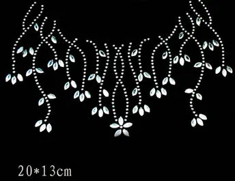 2pcs/lot hot fix motif iron on crystal transfers design hot fix rhinestone accessories appliques for neckline
2pcs/lot hot fix motif iron on crystal transfers design hot fix rhinestone accessories appliques for neckline