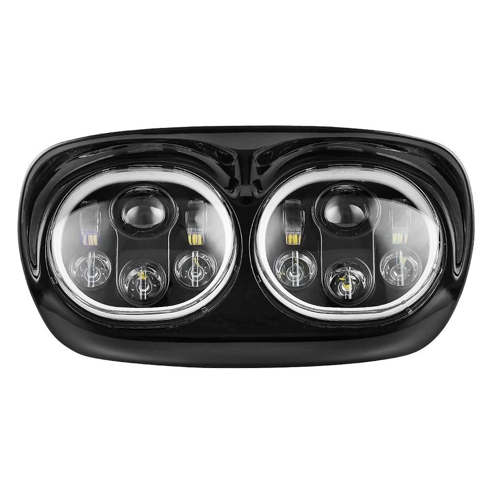 5.75" Dual Lights Road Glide LED Headlight Accessories lamp Hi Low Beam with DRL
5.75" Dual Lights Road Glide LED Headlight Accessories lamp Hi Low Beam with DRL