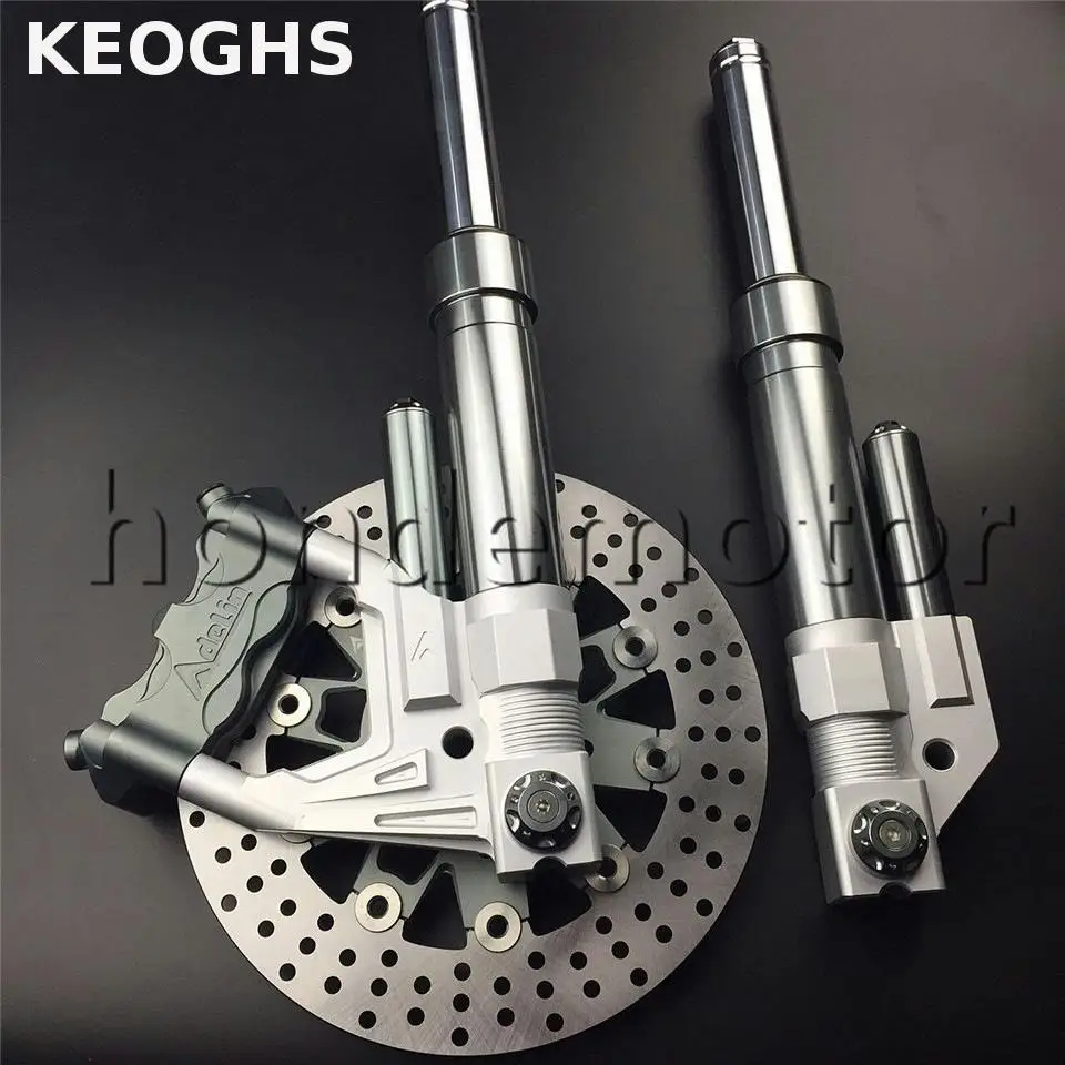 KEOGHS Motorcycle Front Shock Absorber Damping Suspension Fork 2.4mpa Nitrogen And Brake System For Yamaha Scooter Bws Refit
KEOGHS Motorcycle Front Shock Absorber Damping Suspension Fork 2.4mpa Nitrogen And Brake System For Yamaha Scooter Bws Refit