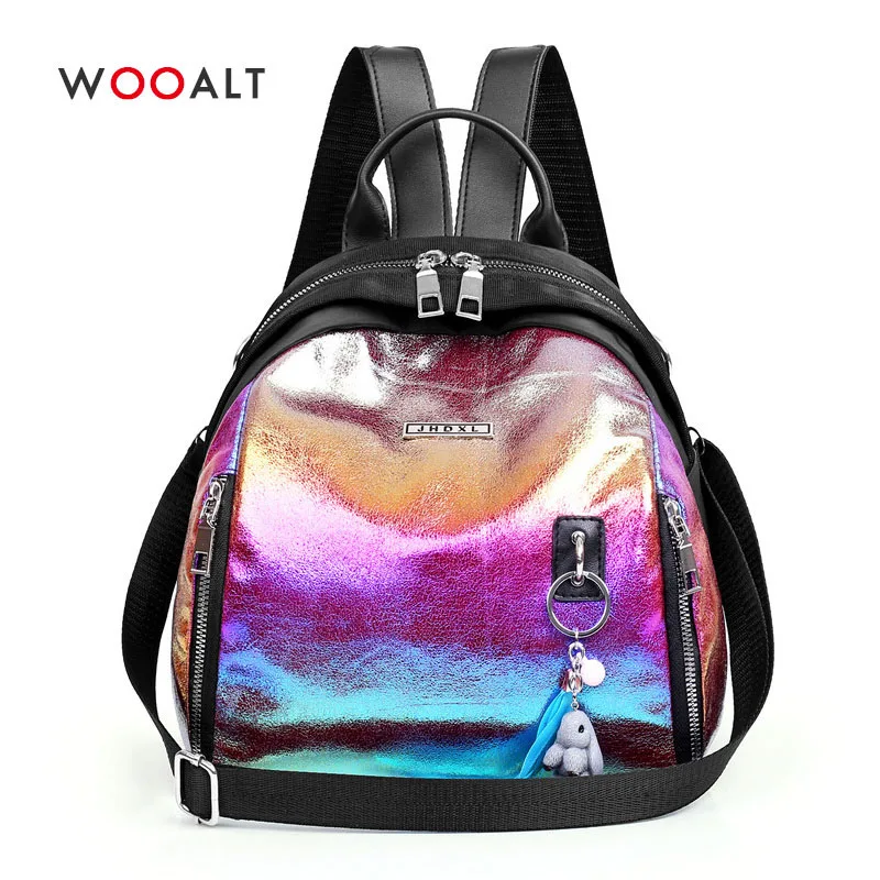 Wooalt Women Holographic Backpack Laser Daypack Bag for Teenager Fashion Small Backpack Shoulder Bag Casual Students School Bags
Wooalt Women Holographic Backpack Laser Daypack Bag for Teenager Fashion Small Backpack Shoulder Bag Casual Students School Bags