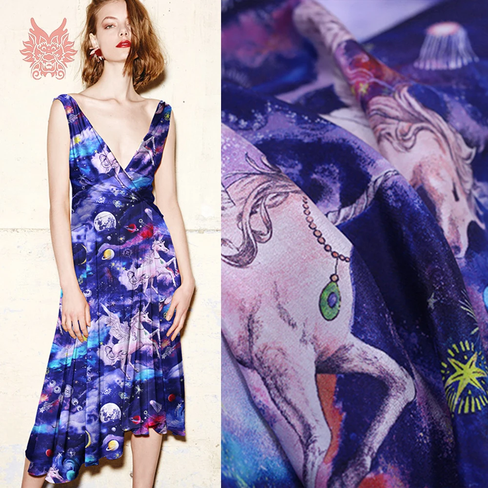 Luxury blue purple dreamy sky print 100% silk crepe de chine fabric apparel for dress natural silk tissu fabrc yarn 16mm SP5022
Luxury blue purple dreamy sky print 100% silk crepe de chine fabric apparel for dress natural silk tissu fabrc yarn 16mm SP5022