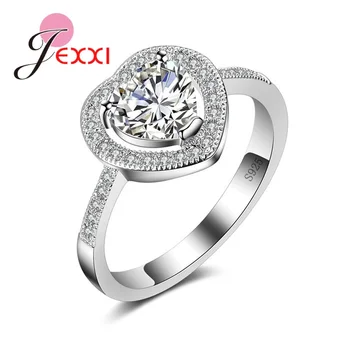 Charm Heart Austrian Crystal Rings For Women 925 Sterling Silver Anillos Bijoux 5 Colors Bridal Wedding Bands Jewelry
Charm Heart Austrian Crystal Rings For Women 925 Sterling Silver Anillos Bijoux 5 Colors Bridal Wedding Bands Jewelry