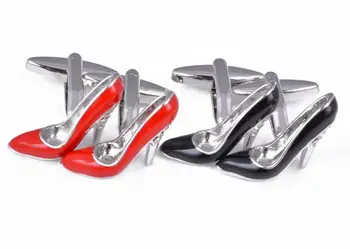 Lovely Vivid High Heel Shoes Cufflinks Red/Black High-heel Cuff Links Shirt Cuff Buttons Men's Jewelry Accessory Fashion Gift
Lovely Vivid High Heel Shoes Cufflinks Red/Black High-heel Cuff Links Shirt Cuff Buttons Men's Jewelry Accessory Fashion Gift