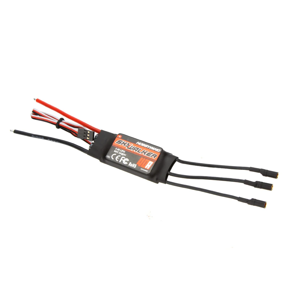 Original 40A Full Protection Safety Arming Throttle Calibration Brushless ESC Speed Controller with BEC | Игрушки и хобби