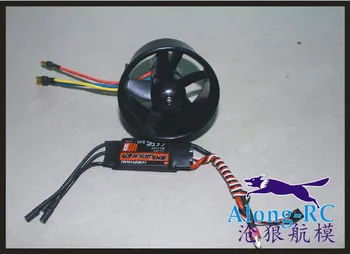 64MM EDF JET PLANE PART -- 64 EDF with black tornado 2853kv4800 + 40A ESC POWER SET for EDF AIRPLANE (about 1000g thrust)
64MM EDF JET PLANE PART -- 64 EDF with black tornado 2853kv4800 + 40A ESC POWER SET for EDF AIRPLANE (about 1000g thrust)