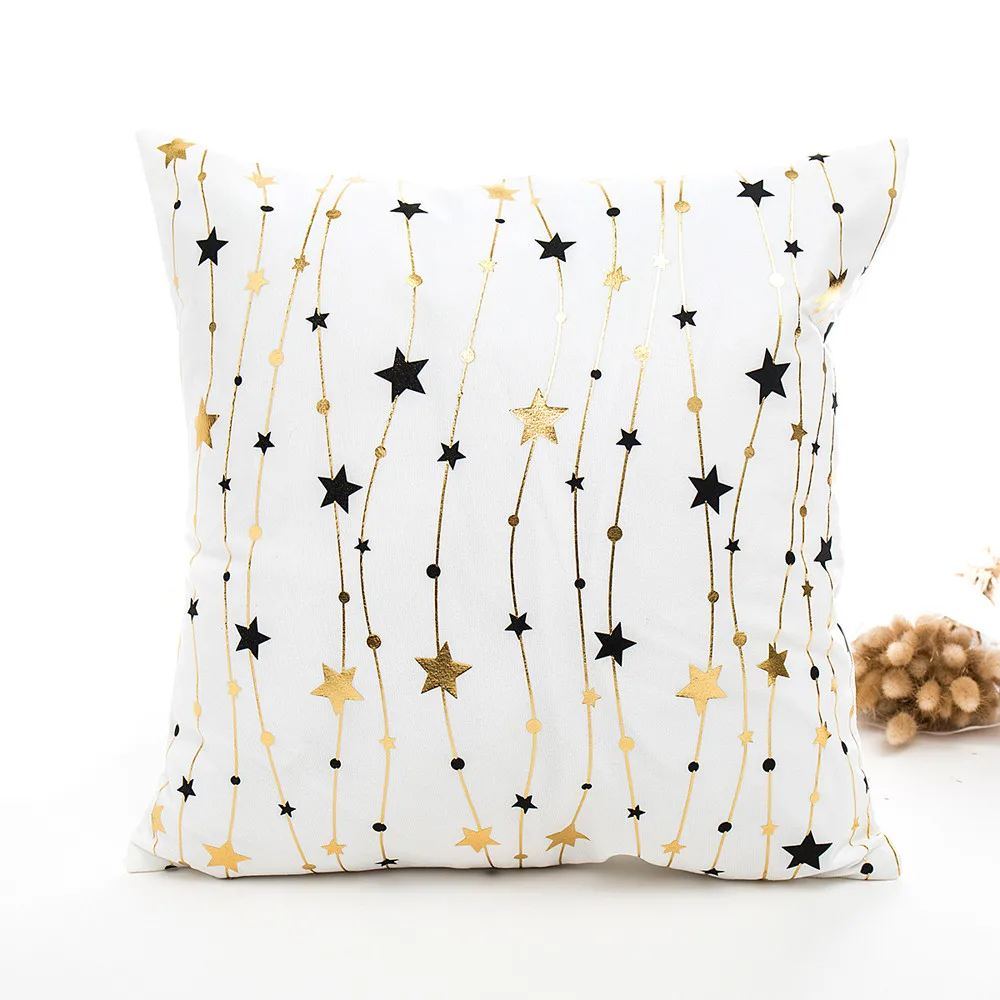 Bronzing Cushion Cover Cotton Polyester Christmas Printed Home Decorative Pillows Cover Pillowcase 2018 new#5$
Bronzing Cushion Cover Cotton Polyester Christmas Printed Home Decorative Pillows Cover Pillowcase 2018 new#5$