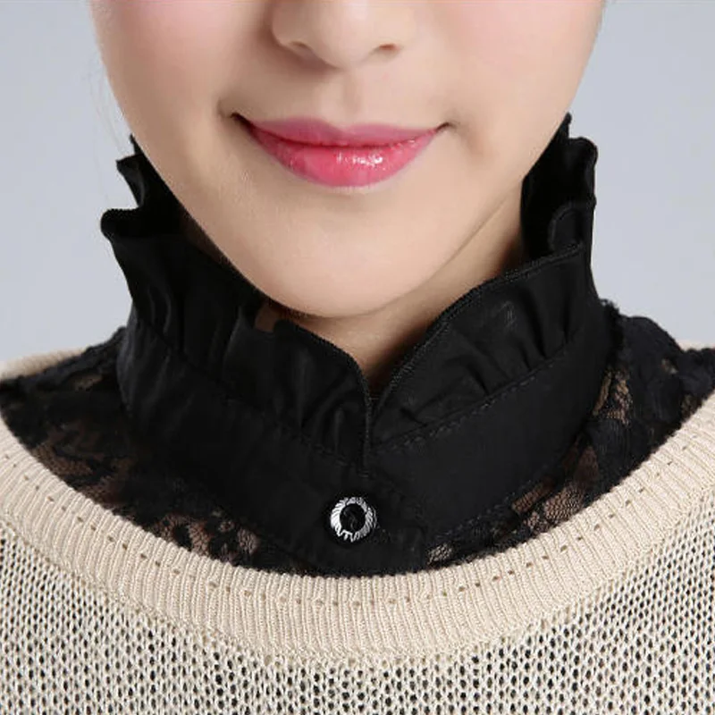 Original design lace hollow cotton fake Detachable Blouse White embroidery Women Elegant Style Design All Macthing Shirt Collar
Original design lace hollow cotton fake Detachable Blouse White embroidery Women Elegant Style Design All Macthing Shirt Collar
