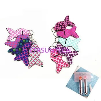 Mermaid Tail Neoprene Chapstick Holder Colored Keychain Chapstick Wrap 8 colors Lipstick Cover
Mermaid Tail Neoprene Chapstick Holder Colored Keychain Chapstick Wrap 8 colors Lipstick Cover