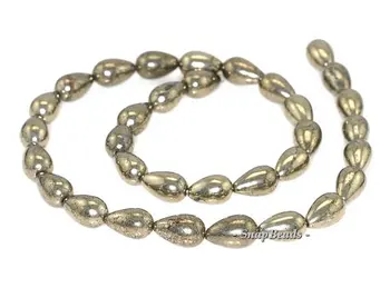 12x8mm Palazzo Iron Pyrite Gemstone Teardrop 12x8mm Loose Beads 7.5 inch Half Strand (90144992-408)
12x8mm Palazzo Iron Pyrite Gemstone Teardrop 12x8mm Loose Beads 7.5 inch Half Strand (90144992-408)