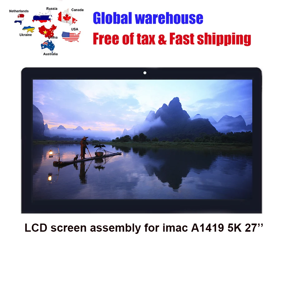 Новый дисплей Retina в сборе, ЖК-экран A1419 5K для imac27 LM270QQ1 SDB1 SDA2 SDC1 EMC2834 2806 3070
Новый дисплей Retina в сборе, ЖК-экран A1419 5K для imac27 LM270QQ1 SDB1 SDA2 SDC1 EMC2834 2806 3070