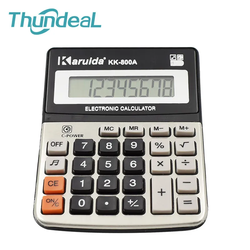 8 Digital Display Metal Panel Desktop Calculator Portable Electronic Scientific Calculator for Financial/Study/Work with Battery
8 Digital Display Metal Panel Desktop Calculator Portable Electronic Scientific Calculator for Financial/Study/Work with Battery
