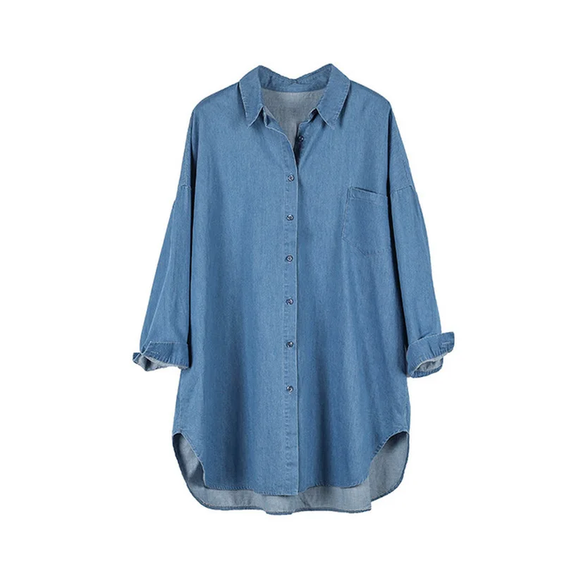 Maternity Elegant Denim Shirt Spring Autumn Pregnant Women Loose Retro Long Sleeve Blouse Pockets Single-Breasted Ladies Tops
Maternity Elegant Denim Shirt Spring Autumn Pregnant Women Loose Retro Long Sleeve Blouse Pockets Single-Breasted Ladies Tops
