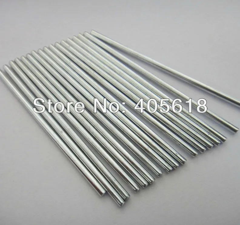 Image 5pcs 1.5 MM DIA length 100mm Stainless Steel DIY Toys car axle iron bars stick drive rod shaft coupling connecting shaft