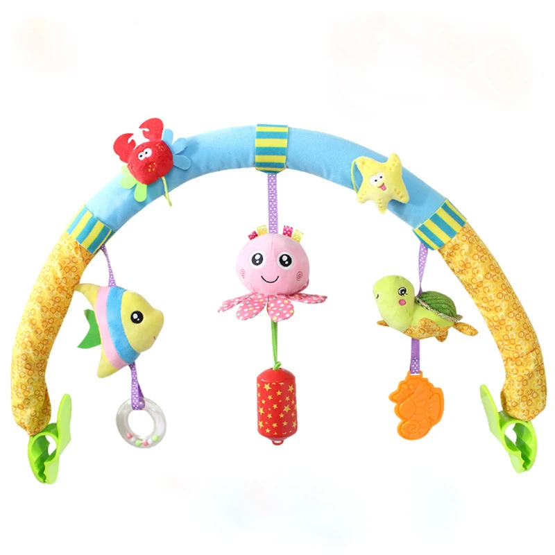 Baby Stroller Bed Cartoon Marine Animal Spiral Toys Newborns Car Seat and Bed Hanging Appease Wind Bell Educational Rattle Toys
Baby Stroller Bed Cartoon Marine Animal Spiral Toys Newborns Car Seat and Bed Hanging Appease Wind Bell Educational Rattle Toys