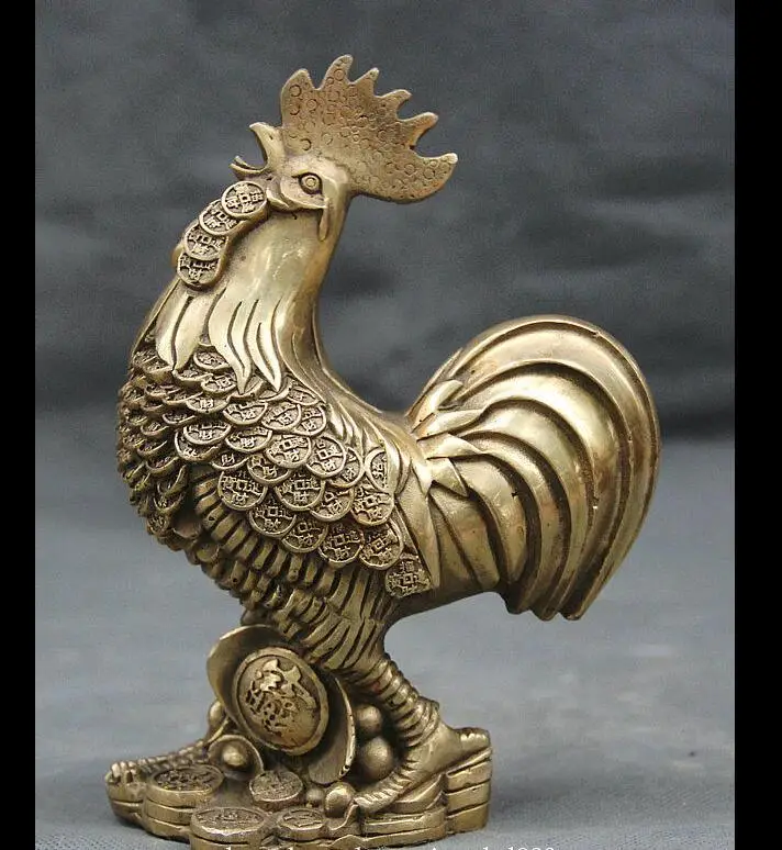 wan67104040+++6" Chinese Feng Shui Brass Zodiac Year Cock Rooster Coin Wealth Yuan Bao Statue
wan67104040+++6" Chinese Feng Shui Brass Zodiac Year Cock Rooster Coin Wealth Yuan Bao Statue