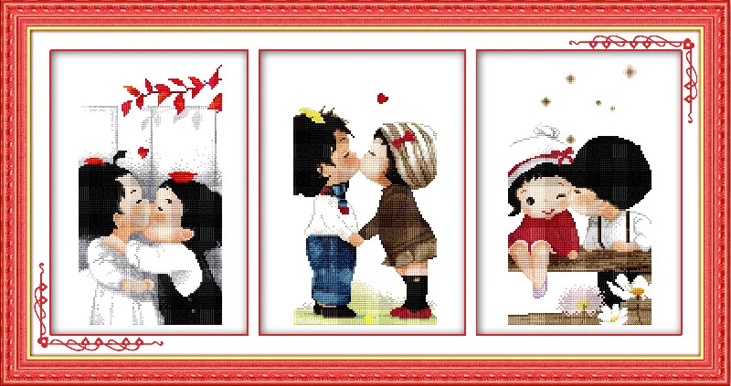Lovely Kissing baby Printed Canvas DMC Counted Chinese Cross Stitch Kits printed Cross-stitch set Embroidery Needlework
Lovely Kissing baby Printed Canvas DMC Counted Chinese Cross Stitch Kits printed Cross-stitch set Embroidery Needlework
