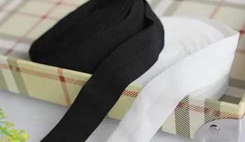 20meters Width 2.5cm Black/Off White Color Elastic Bias Webbing For Clothes-edging DIY Decoration Underwear Sewing Accessories
20meters Width 2.5cm Black/Off White Color Elastic Bias Webbing For Clothes-edging DIY Decoration Underwear Sewing Accessories