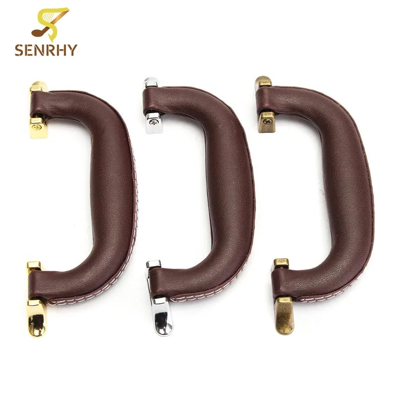 SENRHY High Quality Artificial Leather Case Handle for Guitar Case Musical Case or Luggage Brown Leather Zinc Alloy Guitar Parts
SENRHY High Quality Artificial Leather Case Handle for Guitar Case Musical Case or Luggage Brown Leather Zinc Alloy Guitar Parts