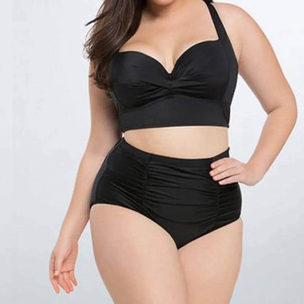 4XL 5XL Plus Large Size Biquinis 2019 Women High Waist Swimwear Swimsuits Push Up Bathing Suits Halter Top Bikinis Set N50
4XL 5XL Plus Large Size Biquinis 2019 Women High Waist Swimwear Swimsuits Push Up Bathing Suits Halter Top Bikinis Set N50