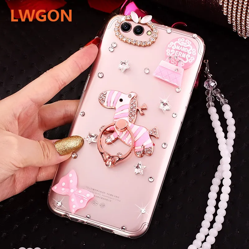 

Casing For VIVO Y53 Y55 Y65 Y66 Y67 Y69 Y71 Y75 Y79 Y81 Y81i Y83 Y85 Y91 Y93 Y95, Luxury Bling Daimond Lovely Case For VIVO Y97
