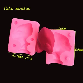 Wholesale Silicone mold k398 alien head shape Clay mold Fondant cake mold DIY tools
Wholesale Silicone mold k398 alien head shape Clay mold Fondant cake mold DIY tools