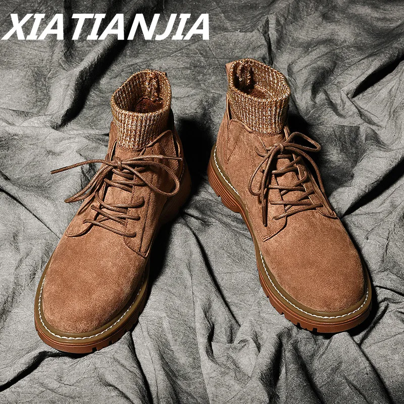 2019 Shoes men Sneakers Platform High Boots Retro Tooling Boots Shoes Man Botas Masculine Boot Chaussure Homme Zapatos De Hombre
2019 Shoes men Sneakers Platform High Boots Retro Tooling Boots Shoes Man Botas Masculine Boot Chaussure Homme Zapatos De Hombre