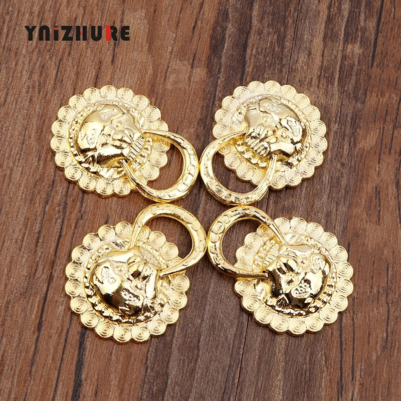 4PCs 30*37mm Gold Mini Vintage Lion Head Furniture Door Pull Antique Handle Zinc Alloy Cabinet Dresser Drawer Knobs
4PCs 30*37mm Gold Mini Vintage Lion Head Furniture Door Pull Antique Handle Zinc Alloy Cabinet Dresser Drawer Knobs