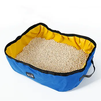 Outdoor Travel Collapsible Litter Box Portable Oxford Cloth Cat Toilet Two Colors Can Choose Easy to Clean with Handle
Outdoor Travel Collapsible Litter Box Portable Oxford Cloth Cat Toilet Two Colors Can Choose Easy to Clean with Handle