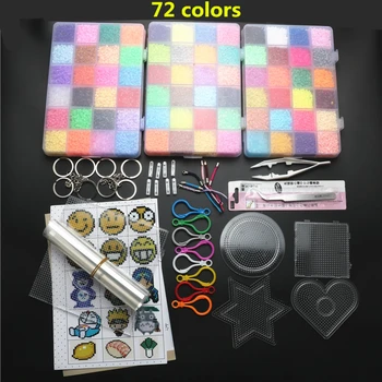 2.6mm Mini Hama Beads Set DIY Puzzle Tools Pegboards Kit