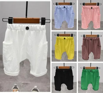Hot Sale solid colors Kids Trousers Children Pants for baby boys summer beach loose shorts size :90~130
Hot Sale solid colors Kids Trousers Children Pants for baby boys summer beach loose shorts size :90~130