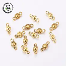 Tibetan Silver Connectors, Antique Golden, Lead Free and Cadmium Free, Size: about 10.5mm wide,5mm high,3.4mm thick, hole:1.4mm
Tibetan Silver Connectors, Antique Golden, Lead Free and Cadmium Free, Size: about 10.5mm wide,5mm high,3.4mm thick, hole:1.4mm