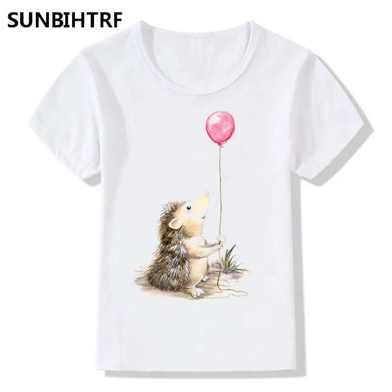2018 Children Hedgehog Holding a Balloon Print Funny T-shirt Big Boys/Girls Summer T shirt Kids Short Sleeve Tops Baby Clothes
2018 Children Hedgehog Holding a Balloon Print Funny T-shirt Big Boys/Girls Summer T shirt Kids Short Sleeve Tops Baby Clothes