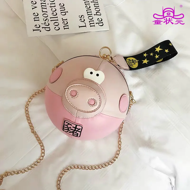 2019 Hot Sale Female Spherical Patchwork Cartoon Handbag Cute Makeup Bags For Lady Women Pig Shaped Chain Crossbody Shoulder Bag
2019 Hot Sale Female Spherical Patchwork Cartoon Handbag Cute Makeup Bags For Lady Women Pig Shaped Chain Crossbody Shoulder Bag