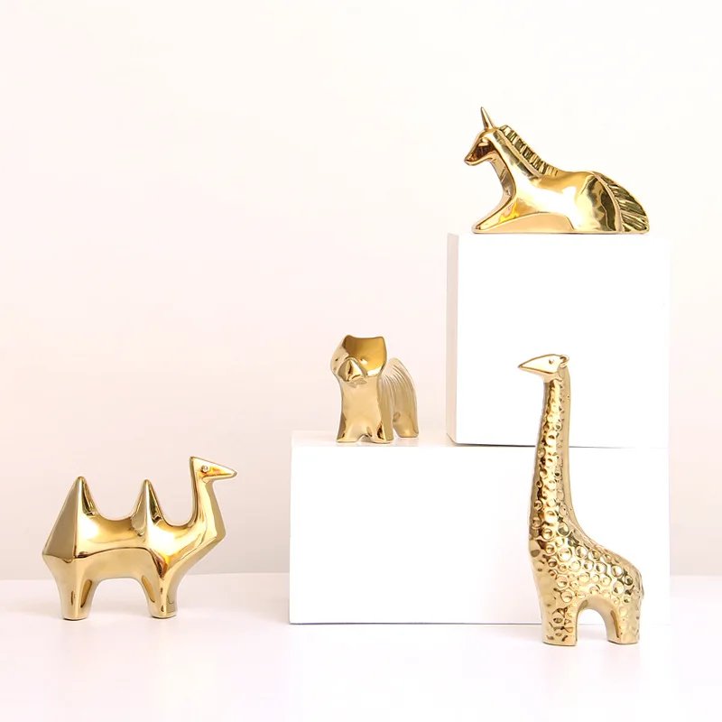 Nordic Golden Plating Ceramic Crafts Animal Adornment Simple Home Living Room Decoration TV Cabinet Desktop Decoration Gift
Nordic Golden Plating Ceramic Crafts Animal Adornment Simple Home Living Room Decoration TV Cabinet Desktop Decoration Gift