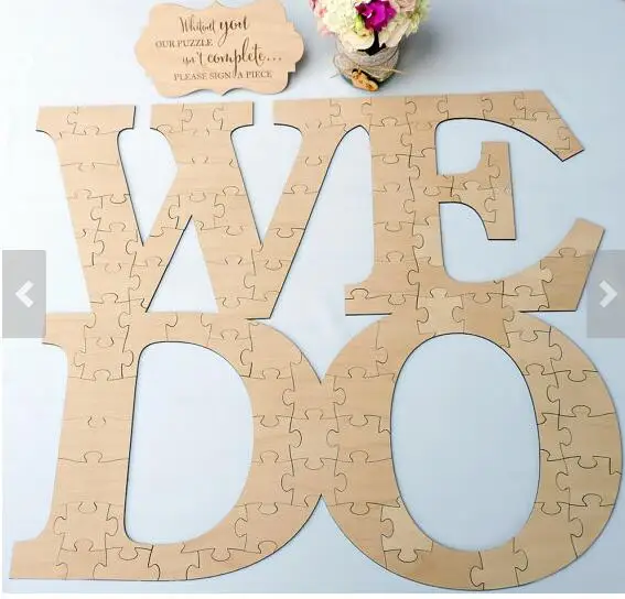 custom WE DO rustic puzzle wedding day guest books Alternative hearts Wooden guestbooks Reception party favors
custom WE DO rustic puzzle wedding day guest books Alternative hearts Wooden guestbooks Reception party favors