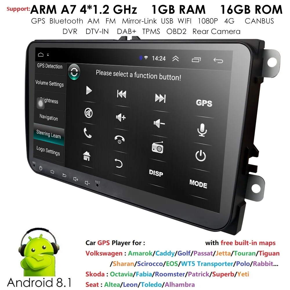 2Din Car Multimedia player For VW/Volkswagen/Golf/Polo/Tiguan/Passat/b7/b6/SEAT/leon/Skoda/Octavia Radio WIFI Android 9.0 CAM-IN
2Din Car Multimedia player For VW/Volkswagen/Golf/Polo/Tiguan/Passat/b7/b6/SEAT/leon/Skoda/Octavia Radio WIFI Android 9.0 CAM-IN