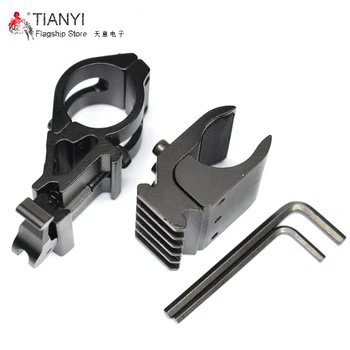 45 Degree Flashlight and Laser Mount Bracket 25mm Aluminum Alloy Rifle Gun Scope Mount Adapter Hunting Flashlight Mount Holder
45 Degree Flashlight and Laser Mount Bracket 25mm Aluminum Alloy Rifle Gun Scope Mount Adapter Hunting Flashlight Mount Holder