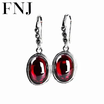 FNJ Drop Earring Synthetic Garnet Blue Corundum 925 Silver oorbellen for Women Long brincos S925 Sterling Silver Earrings
FNJ Drop Earring Synthetic Garnet Blue Corundum 925 Silver oorbellen for Women Long brincos S925 Sterling Silver Earrings