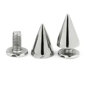 12pcs 10MM Cone Studs Alloy Cone DIY Accessories Studs Spike Rivet Sliver DIY Leather Craft Punk Rock Style
12pcs 10MM Cone Studs Alloy Cone DIY Accessories Studs Spike Rivet Sliver DIY Leather Craft Punk Rock Style